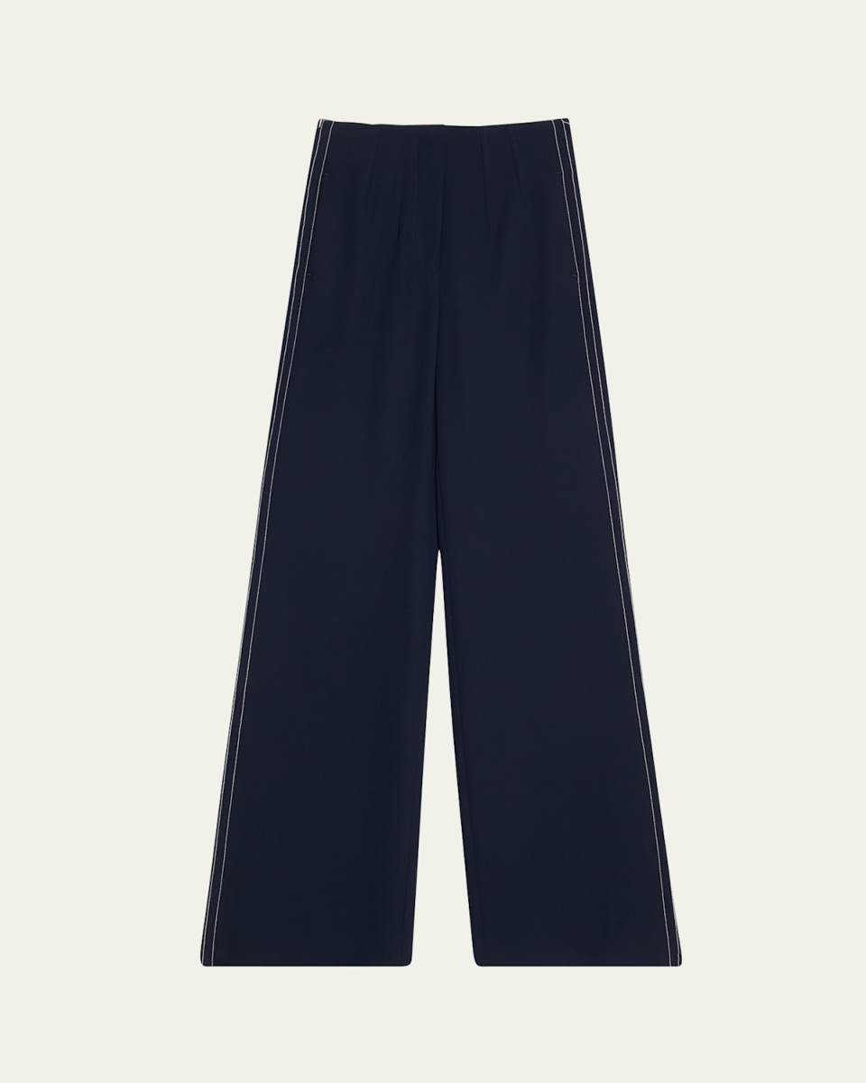 Elin Wide-Leg Side Stripe Pants